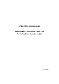 2024 Management’s Discussion & Analysis